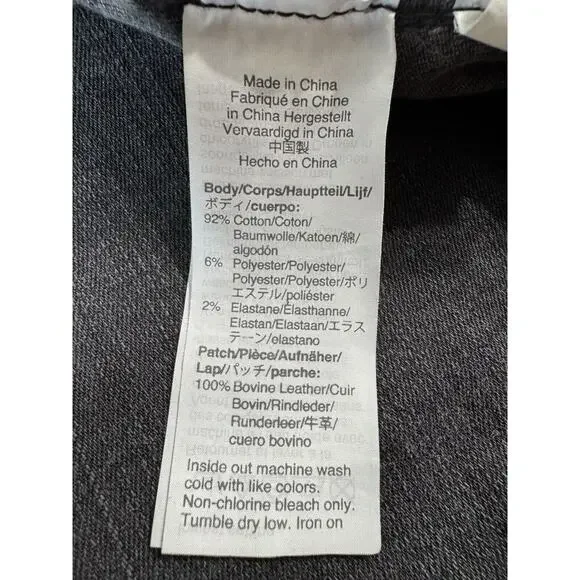 Madewell Women’s 10” High Rise Skinny Jeans Size 32 Black Wash Button Front Fray - Picture 13 of 15